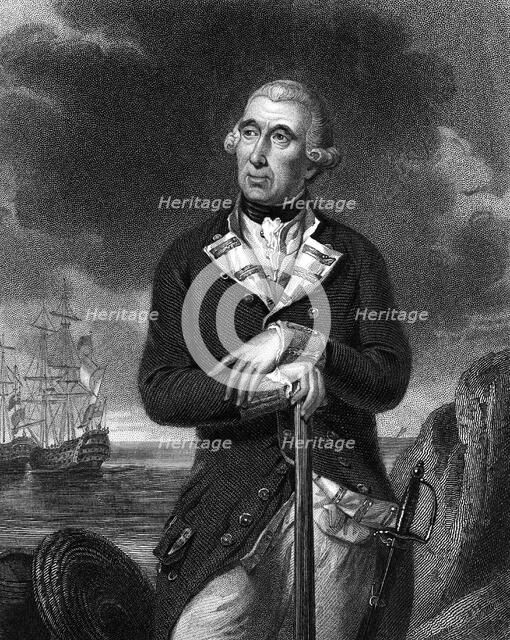 Richard Kempenfelt (1718-1782), English naval officer of Swedish descent. Artist: Unknown