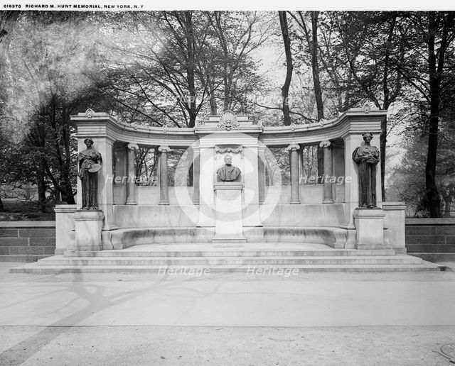 Richard M. Hunt Memorial, New York, N.Y., between 1900 and 1906. Creator: Unknown.