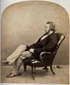 Richard Monckton Milnes, Lord Houghton. Creator: Unknown