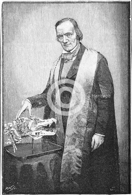 Richard Owen, British naturalist, c1856 (1891). Artist: Unknown