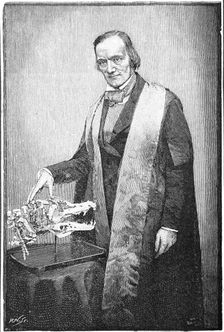 Richard Owen, British naturalist, c1856 (1891). Creator: Unknown