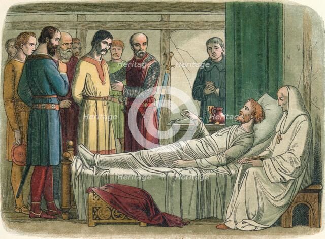 'Richard pardons the archer who shot him', 1199 (1864). Artist: James William Edmund Doyle.