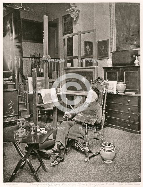 Richard Redgrave, R.A., c1884. Creator: Joseph Parkin Mayall.