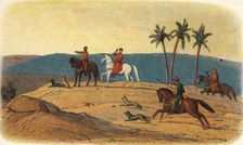 Richard refuses to look upon the Holy City 1192 (1864). Artist: James William Edmund Doyle