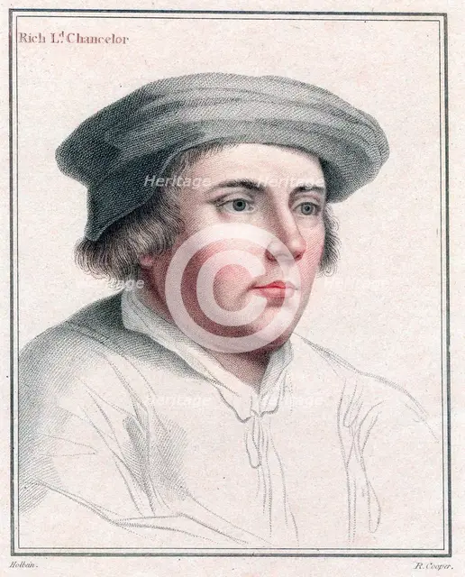 Richard Rich (1496?-1567), English lawyer and statesman. Artist: Unknown