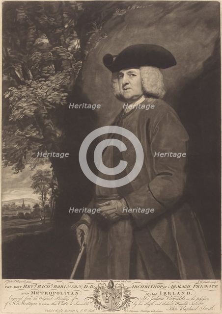 Richard Robinson, published 1775. Creator: John Raphael Smith.