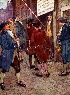 Richard's shop soon became the fashion 1750s, (1905). Artist: A S Forrest