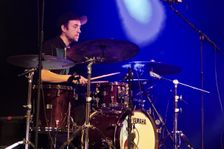 Richard Spaven, Love Supreme Jazz Festival, Glynde Place, East Sussex, 2015. Artist: Brian O'Connor