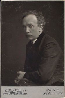 Richard Strauss, German composer, late 19th or early 20th century. Artist: Albert Meyer
