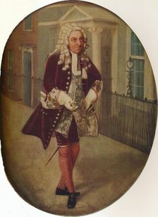 Richard Suett as Bayes in The Rehearsal by George Villiers, 2nd Duke of Buckingham 1796. Artist: John Graham