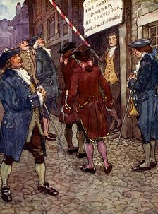 Richard's shop soon became the fashion 1750s, (1905). Artist: A S Forrest