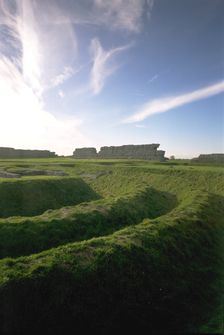 Richborough Castle, Kent, 1996. Artist: J Bailey