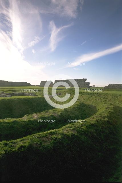 Richborough Castle, Kent, 1996. Artist: J Bailey
