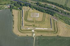Richborough Castle Saxon Shore fort, Kent, 2022. Creator: Damian Grady