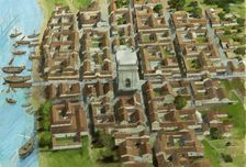 Richborough Roman Fort, Kent, c3rd century (1990-2010). Artist: Ivan Lapper