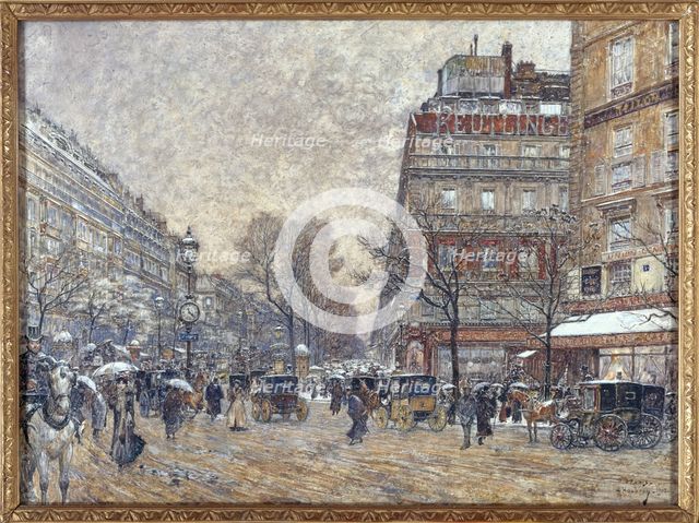 Richelieu-Drouot crossroads, 1902. Creator: Frederic Houbron.