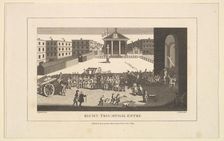 Rich's Glory, or His Triumphant Entry into Covent Garden, December 1732, November 1, 1809. Creator: Thomas Cook