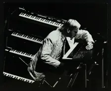 Rick Wakeman performing at the Forum Theatre, Hatfield, Hertfordshire, 6 October 1987. Creator: Denis Williams