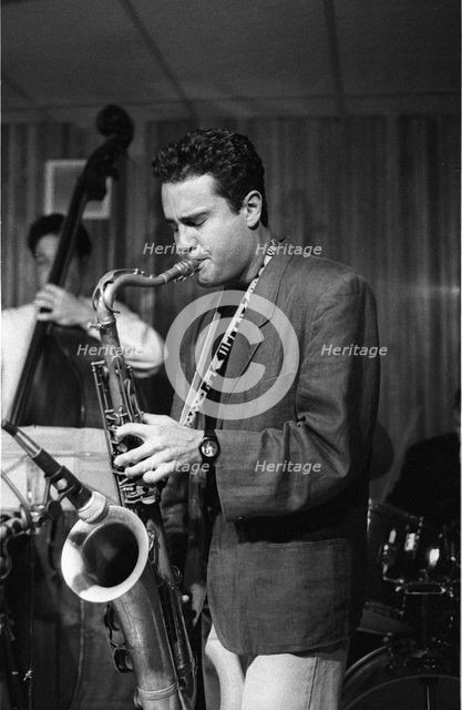 Rick Margitza, Tenor Clef, Hoxton Square, London, June 1991. Creator: Brian O'Connor.