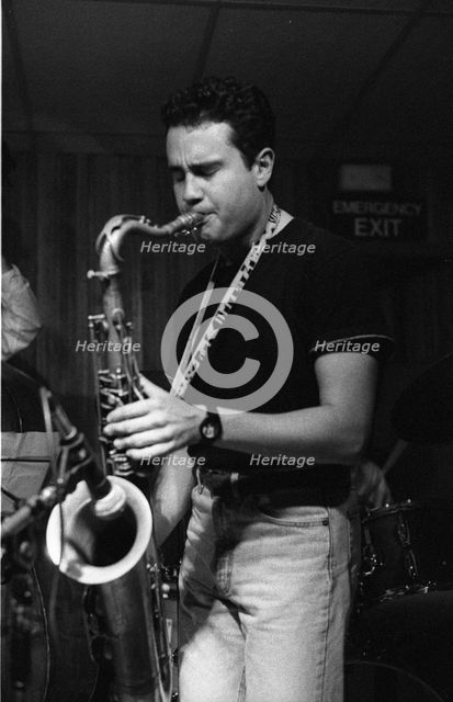 Rick Margitza, Tenor Clef, Hoxton Square, London, June 1991. Creator: Brian O'Connor.
