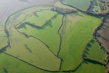 Ridge and furrow earthworks, Powick, Worcestershire, 2014. Creator: Historic England Staff Photographer