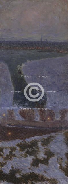 Riddarfjärden. A Stockholm Study, 1898. Creator: Eugène Jansson.