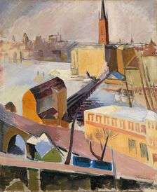 Riddarholm Church, 1914. Creator: Isaac Grunewald