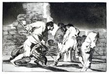Riddle of Fury 1819-1823. Artist: Francisco Goya