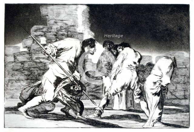 'Riddle of Fury', 1819-1823. Artist: Francisco Goya