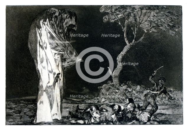 'Riddle of Fear', 1819-1823. Artist: Francisco Goya