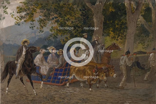 Ride, 1849. Artist: Briullov, Karl Pavlovich (1799-1852)