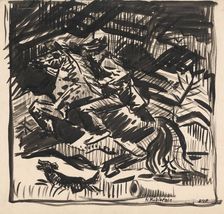 Rider, 1940. Creator: Arnold Peter Weisz-Kubincan