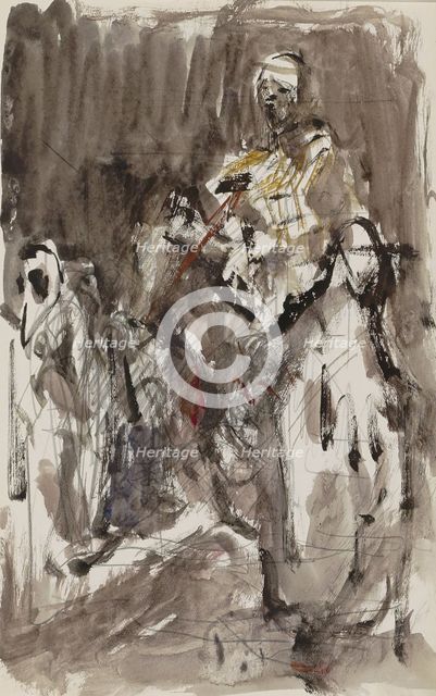 Rider, 1923. Creator: Marius Bauer.