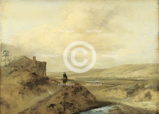Rider in the Dunes, c1645-1650. Creator: Philip Wouverman.
