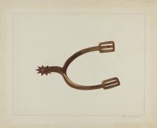Rider's Spur, c. 1938. Creator: Fred Hassebrock