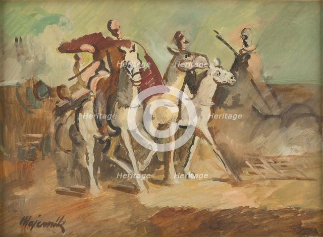 Riders, 1938. Creator: Cyprian Majernik.