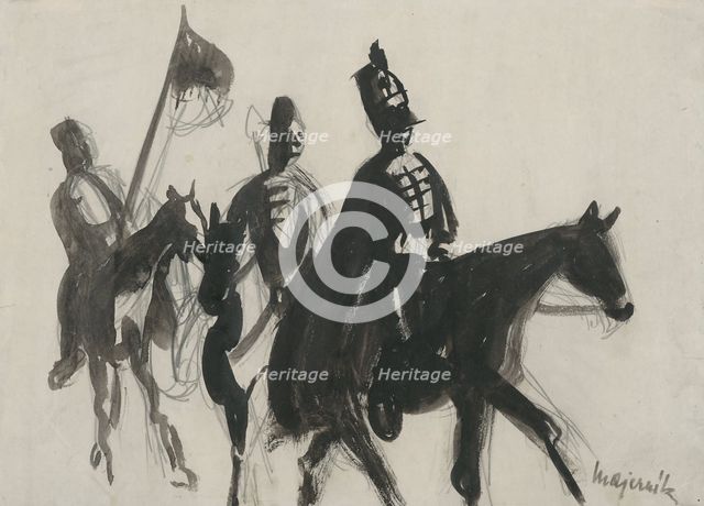 Riders, 1940-1944. Creator: Cyprian Majernik.