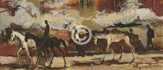 Riders, 1944. Creator: Cyprian Majernik.