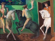 Riders (On Horses), 1936. Creator: Cyprian Majernik