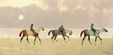 Riders on the Beach at Dieppe, 1892. Creator: René Pierre Charles Princeteau