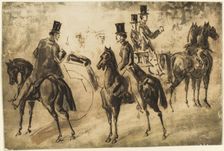 Riders and Equipage, n.d. Creator: Constantin Guys