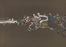 Riders (Arab Riders), 1905. Creator: Kandinsky, Wassily Vasilyevich (1866-1944)