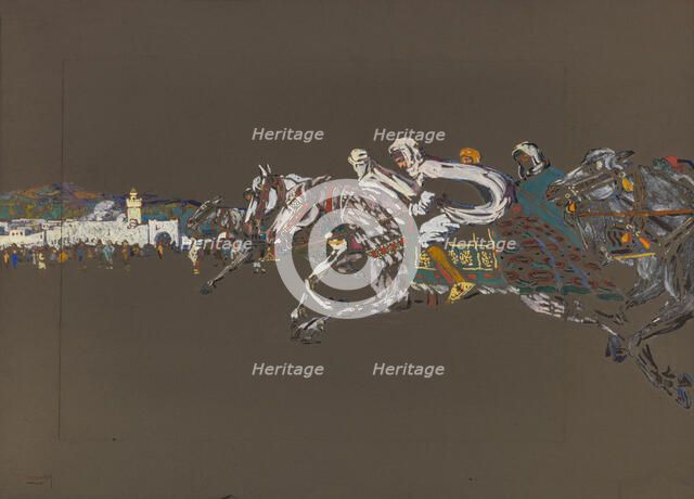 Riders (Arab Riders), 1905. Creator: Kandinsky, Wassily Vasilyevich (1866-1944).