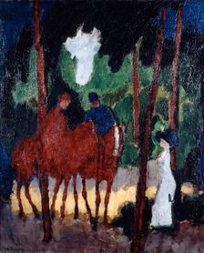Riders in the Wood of Boulogne, c1904