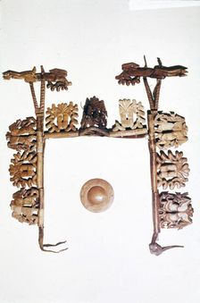 Riding outfit from Pazyryk, Altai Mountains, USSR, 5th century BC-4th century BC