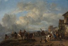 Riding at the Cat, 1655. Creator: Philip Wouverman