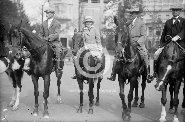 Riding And Hunt Club - Delano, 2nd from Right, 1915. Creator: Harris & Ewing.