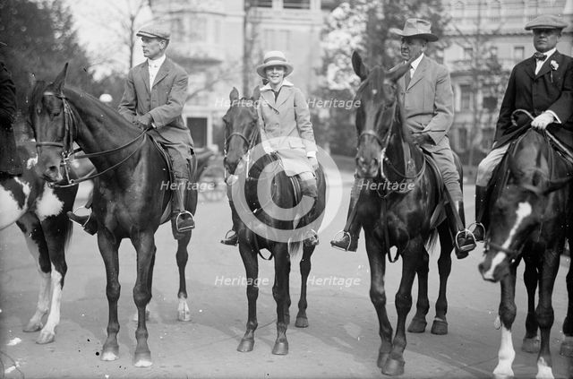 Riding And Hunt Club - Delano, 2nd from Right, 1915. Creator: Harris & Ewing.