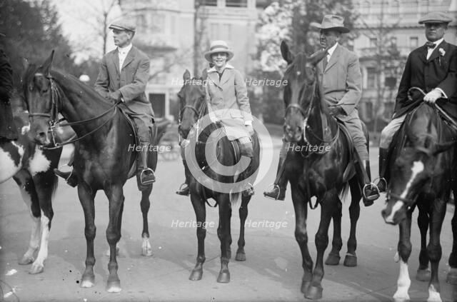 Riding And Hunt Club - Delano, 2nd from Right, 1915. Creator: Harris & Ewing.