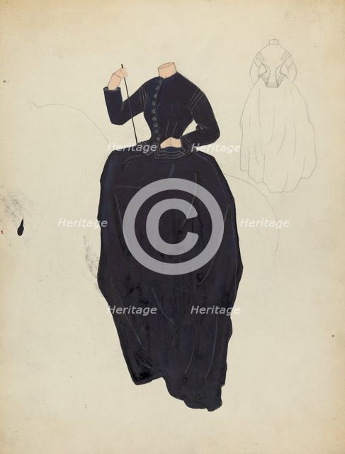 Riding Habit, c. 1940. Creator: Marie Mitchell.